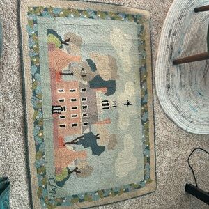 Claire Murray hand hooked rug.35 X 24 1/2”